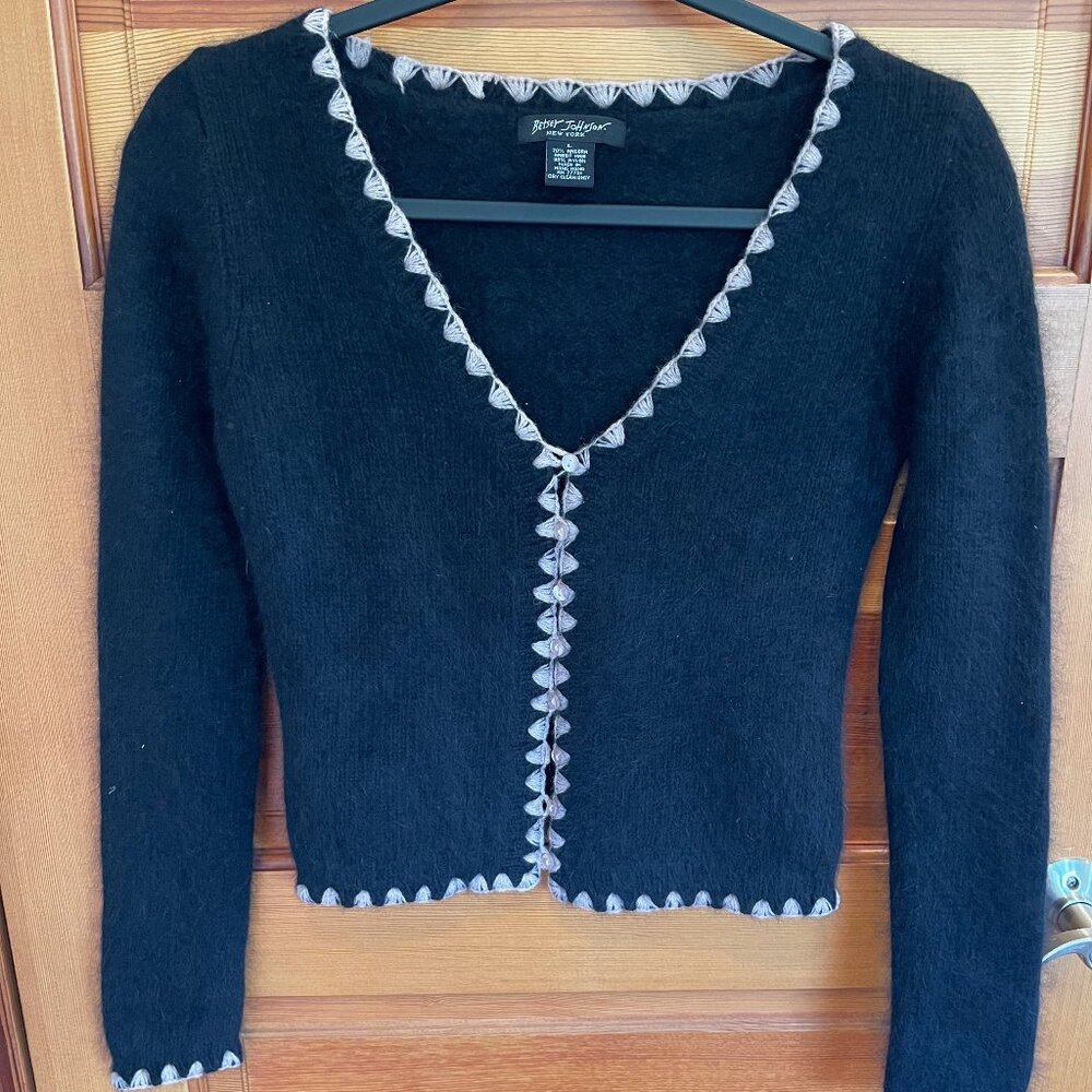 *RARE Betsey Johnson Angora Cardigan Sweater*
